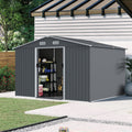 everyday Outdoor Storage Shed with Sloped Roof and Spacious Interior