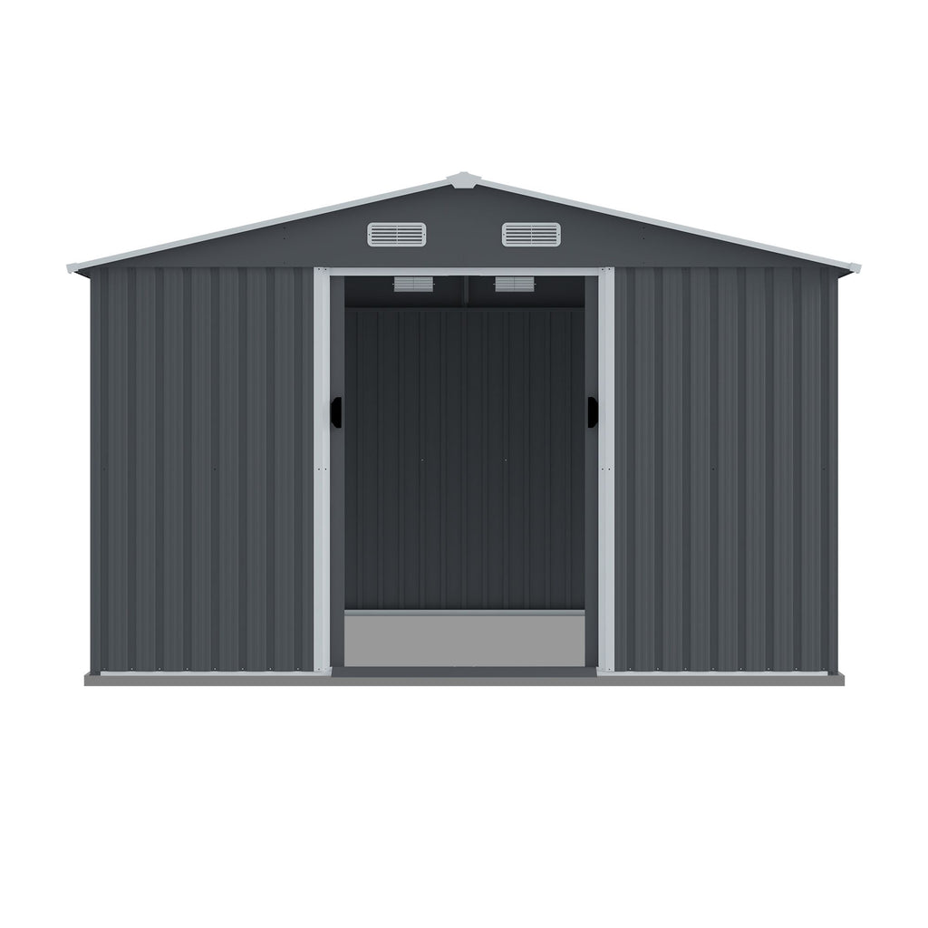 everyday Outdoor Storage Shed with Sloped Roof and Spacious Interior