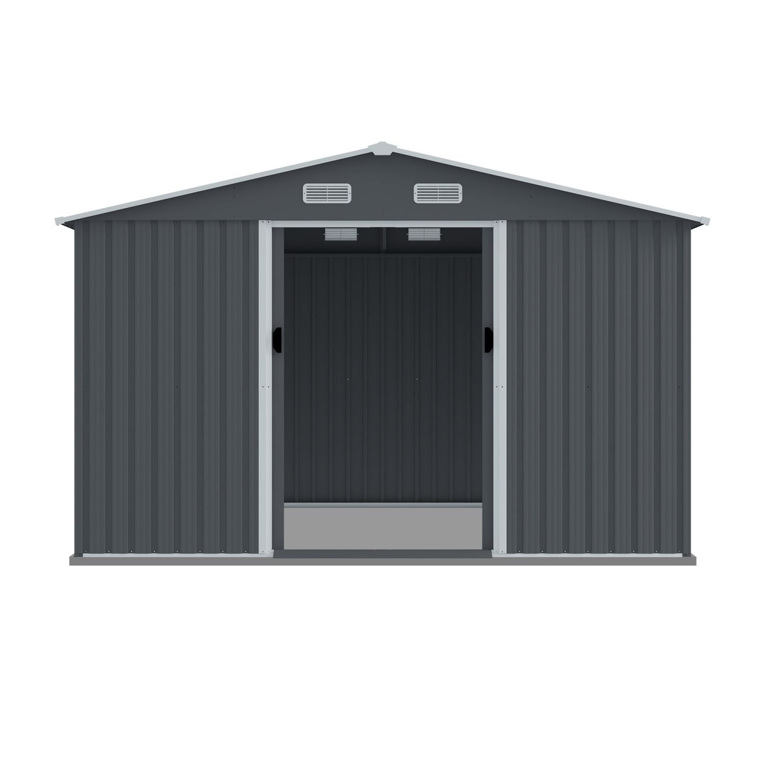 everyday Outdoor Storage Shed with Sloped Roof and Spacious Interior