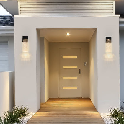 Crystal Bubble Outdoor Wall Lamps with Soft Light
