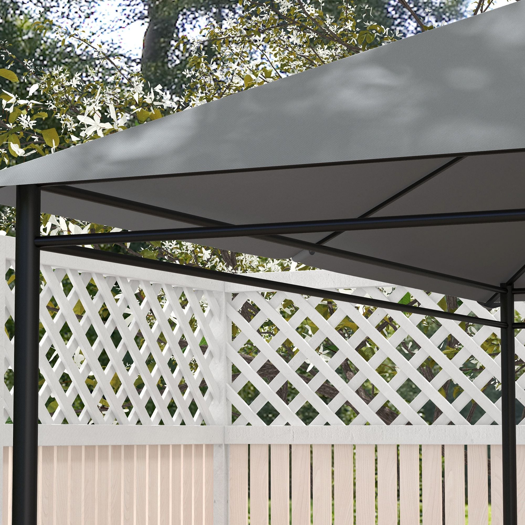 Outsunny Gazebo Replacement Top Cover with Vent and Drainage Holes