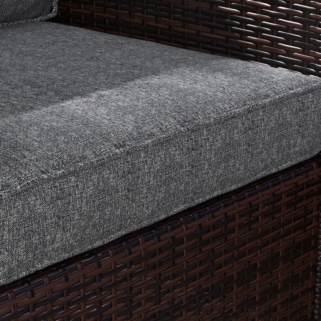 Comfortable 4-Piece Patio Chair Cushion Set with Back Pillows