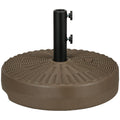 Fillable Patio Umbrella Base With Rattan-Style Pattern