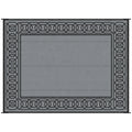 Reversible Outdoor Rug with Corner Stake Loops