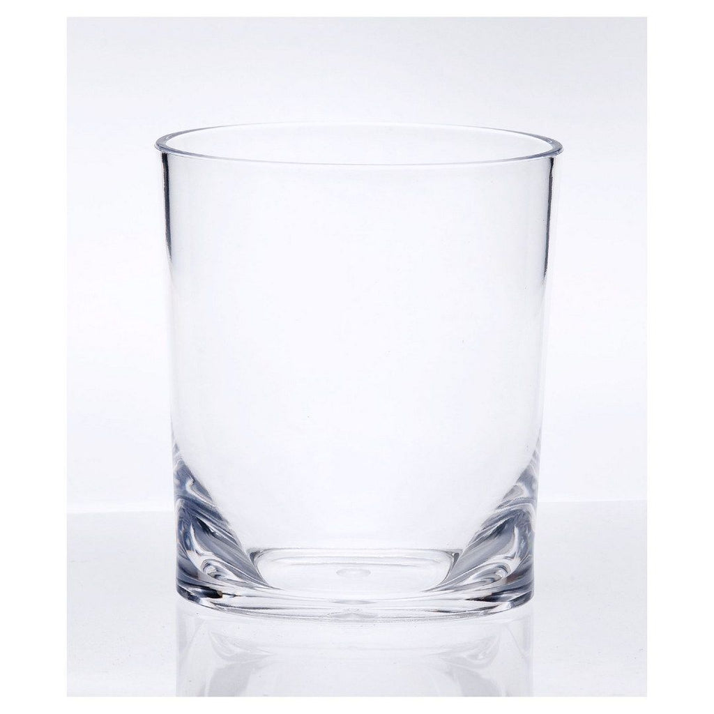 Oval Halo Clear Drinking Glass Set