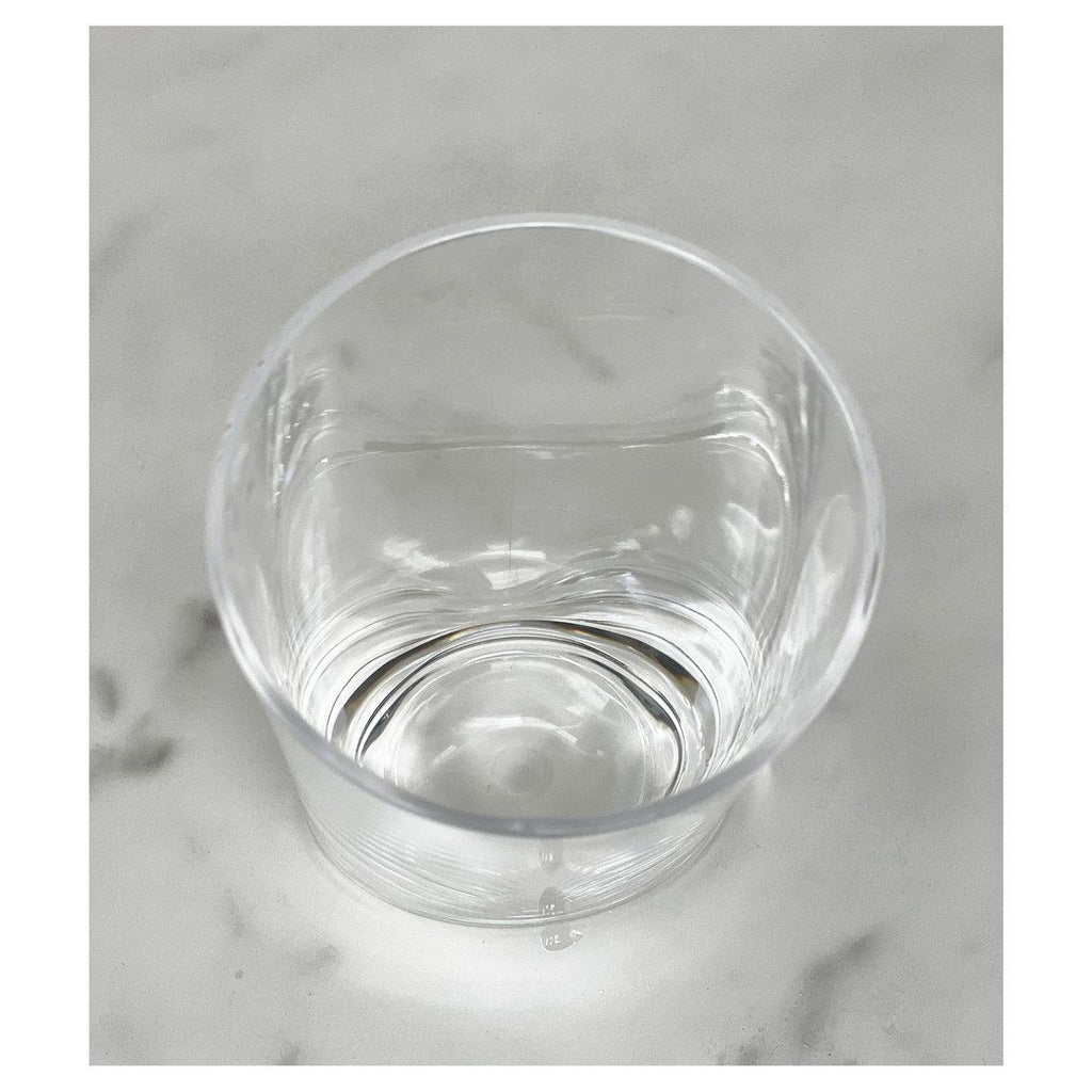 Oval Halo Clear Drinking Glass Set