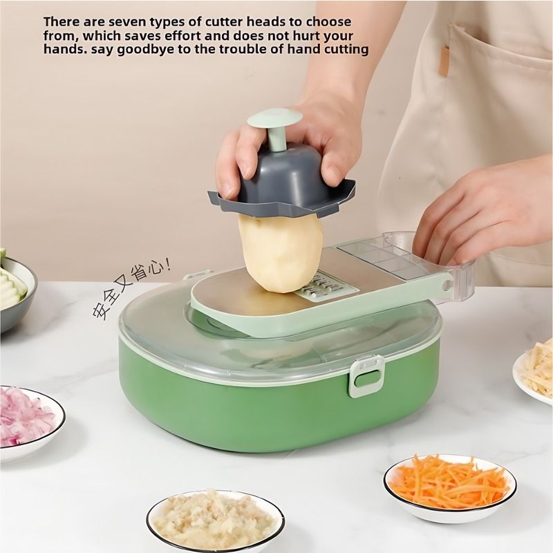 Oval Vegetable Cutter Set – Ergonomic, Safe & Precise