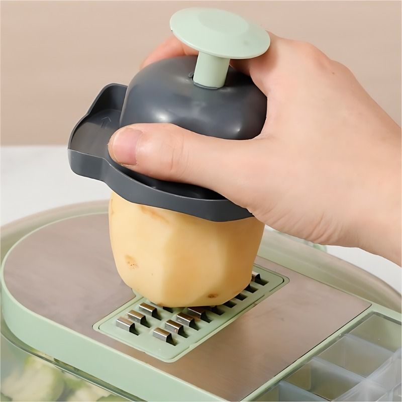 Oval Vegetable Cutter Set – Ergonomic, Safe & Precise
