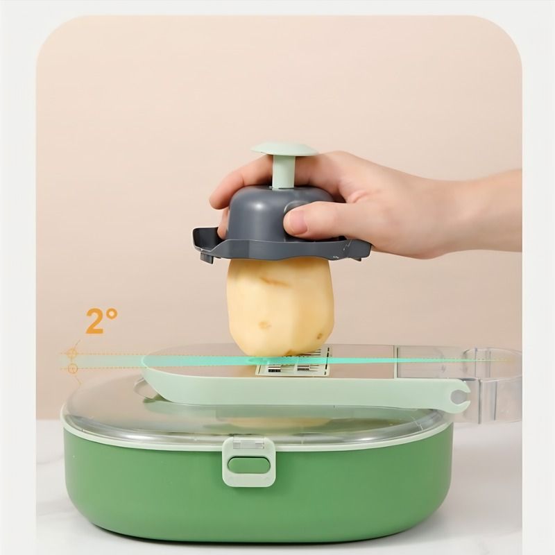 Oval Vegetable Cutter Set – Ergonomic, Safe & Precise