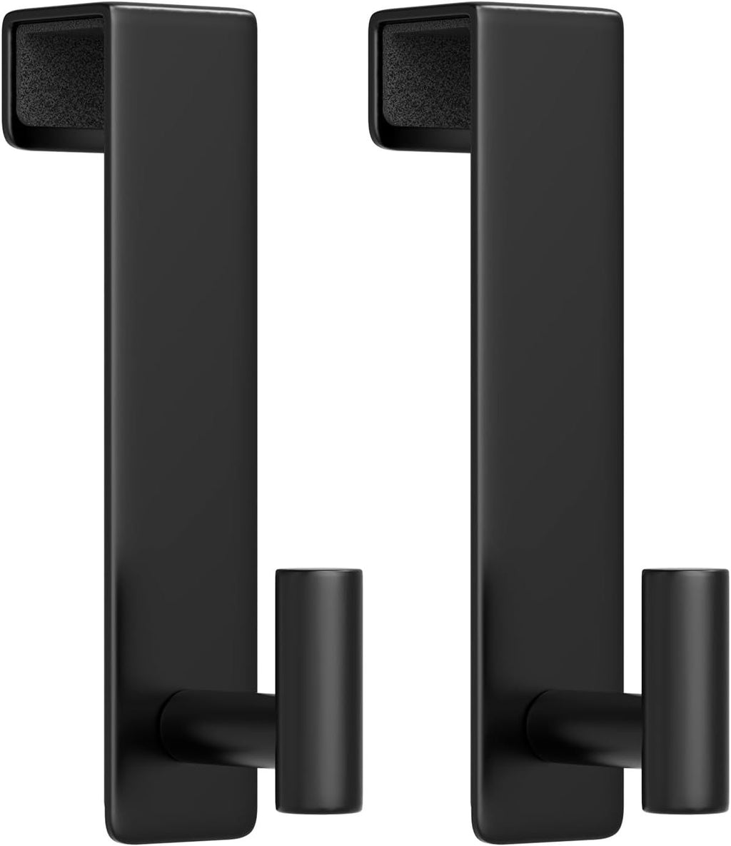 Over-the-Door Hooks 2-Pack - No Drilling Scratch-Free Coat & Towel Rack