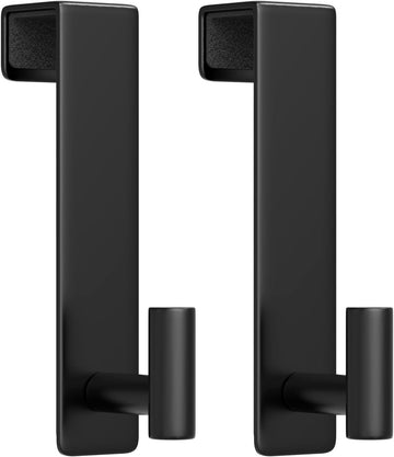 Over-the-Door Hooks 2-Pack - No Drilling Scratch-Free Coat & Towel Rack