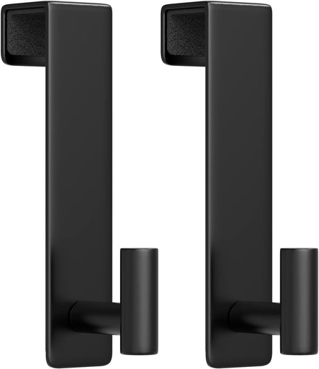 Over-the-Door Hooks 2-Pack - No Drilling Scratch-Free Coat & Towel Rack
