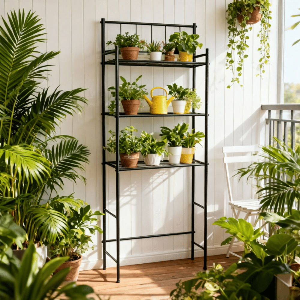 Maximize Bathroom Space with 3-Tier Over Toilet Storage Shelf