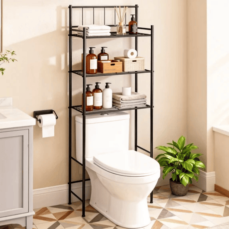 3-Tier Over Toilet Storage Rack for Bathroom Organization