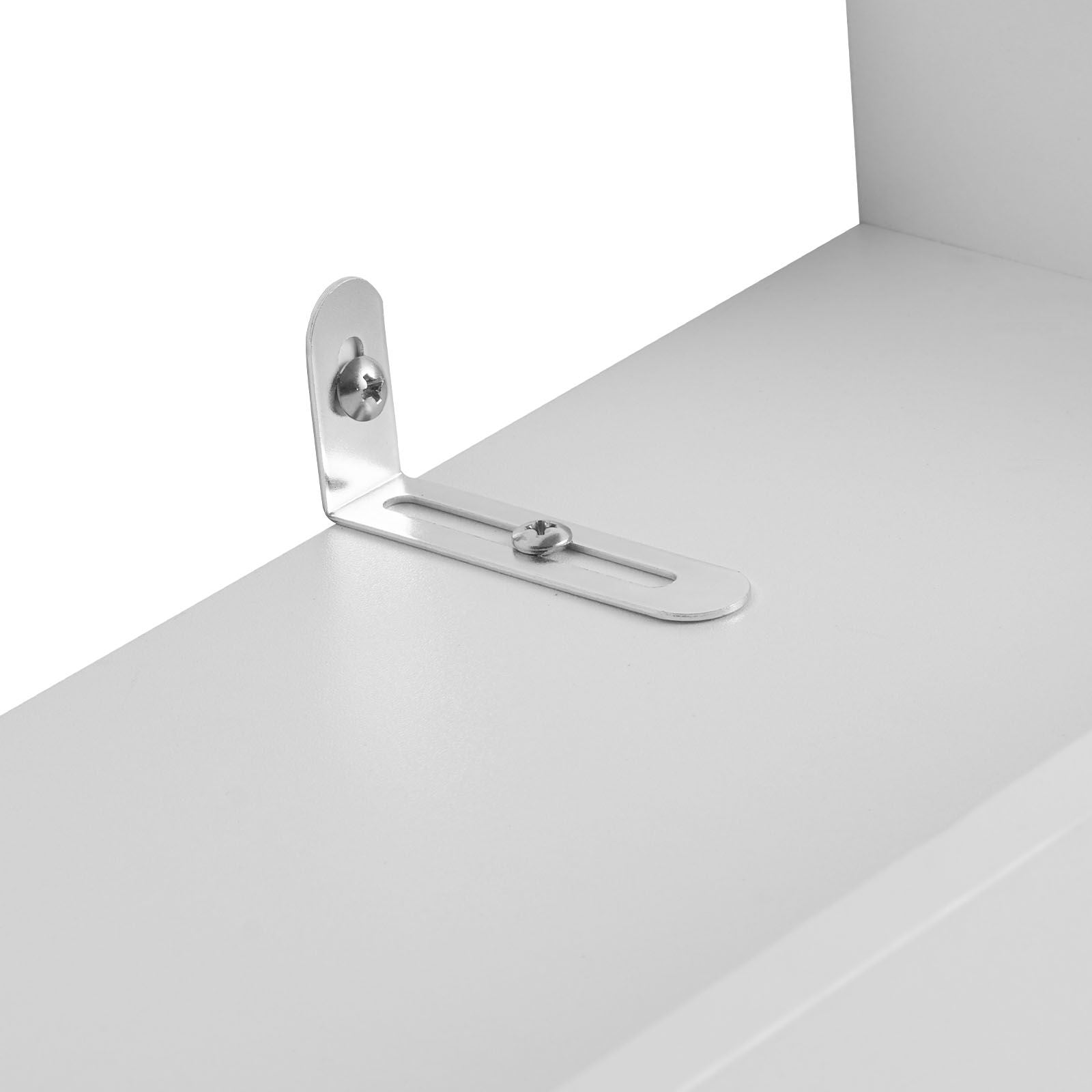 Over The Toilet Storage Cabinet, Height Bathroom Storage Organizer with Double Door and Adj