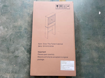 Over-the-Toilet Storage Cabinet with Adjustable Shelving