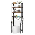 4-Tier Over Toilet Bathroom Organizer with Adjustable Shelves