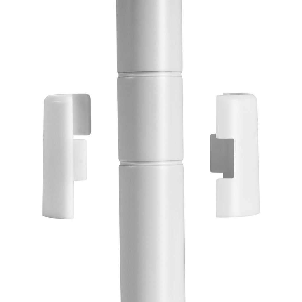 3-Tier Over Washer Dryer Storage Shelf with Hanger Rod and Hooks