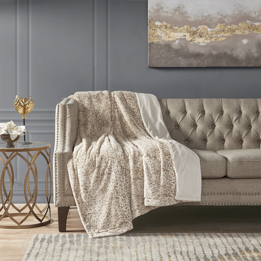 Oversized Faux Fur Throw