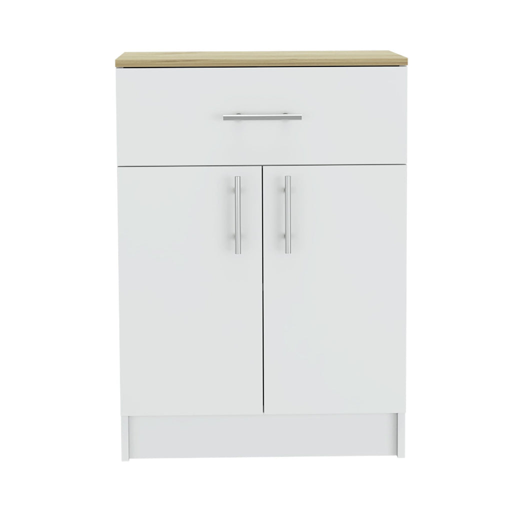 Oxford Pantry Cabinet with Drawer and Shelved Storage