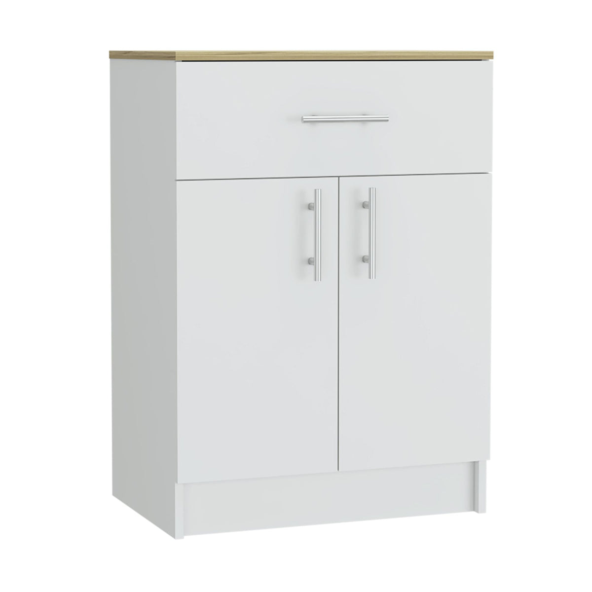 Oxford Pantry Cabinet with Drawer and Shelved Storage