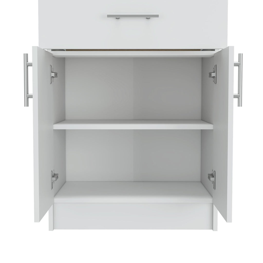 Oxford Pantry Cabinet with Drawer and Shelved Storage