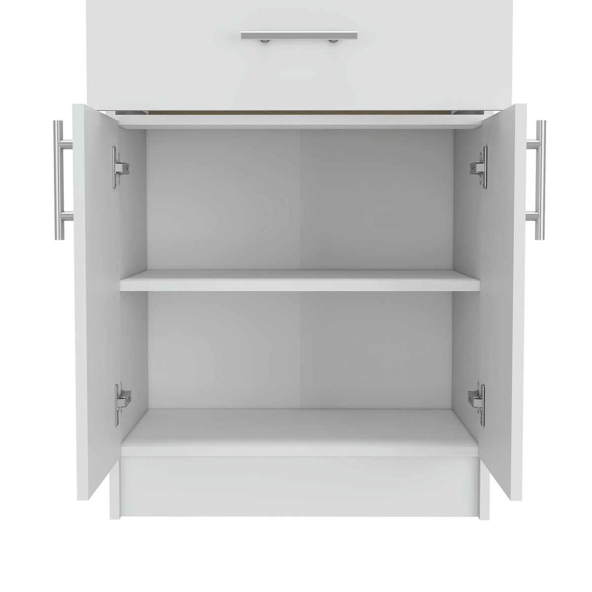 Oxford Pantry Cabinet with Drawer and Shelved Storage