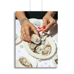 Oyster a Pearls No 01 Canvas Print or Poster – Elegant Wall Art for Any Space