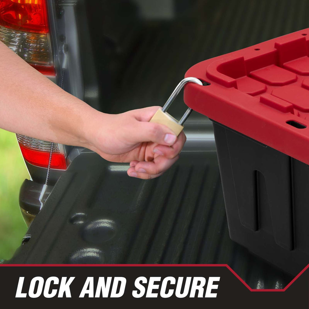 Stackable Snap-Lid Storage Bin Set