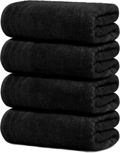Extra Large Cotton Bath Towels – Super Soft & Absorbent, Quick-Dry