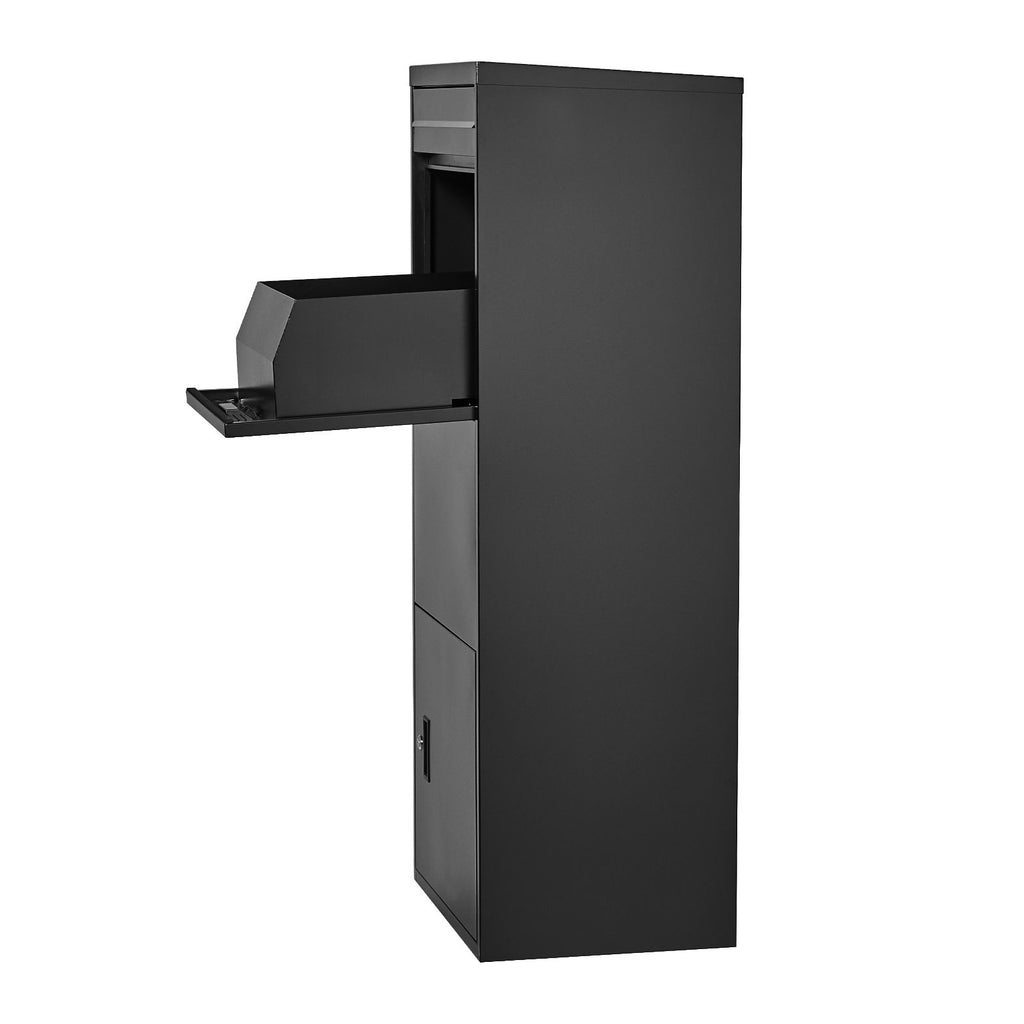 Secure Outdoor Package Delivery Box with Anti-Theft Design