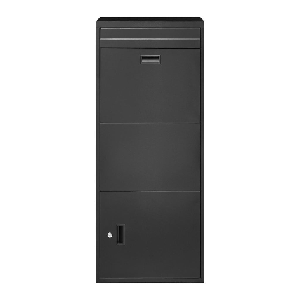 Secure Outdoor Package Delivery Box with Anti-Theft Design