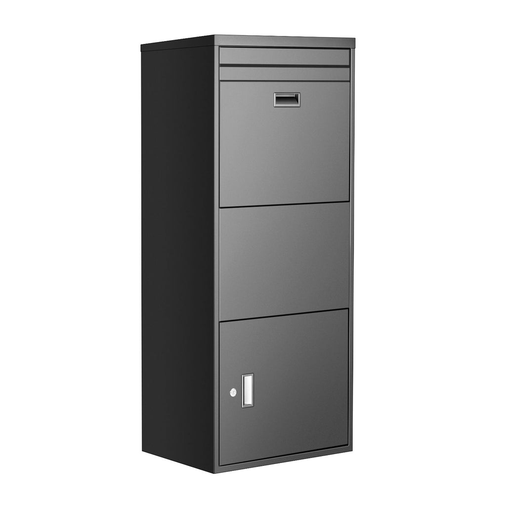Secure Outdoor Package Delivery Box with Anti-Theft Design