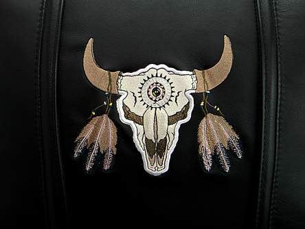 Painted Skull Interchangeable XZipit Logo Panel