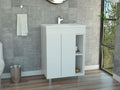 Palmer 24- Free Standing Vanity Cabinet with Drop-In Sink and Open Cubby