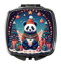 Panda Christmas Pocket Compact Mirror
