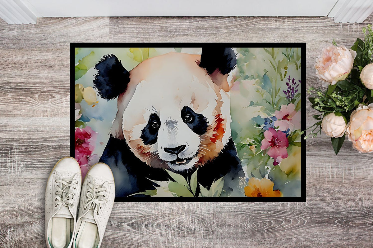 Panda Artwork Indoor-Outdoor Entryway Doormat