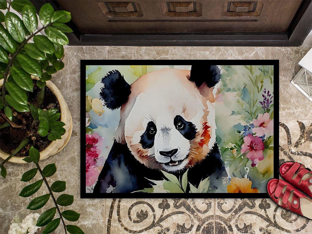Panda Artwork Indoor-Outdoor Entryway Doormat