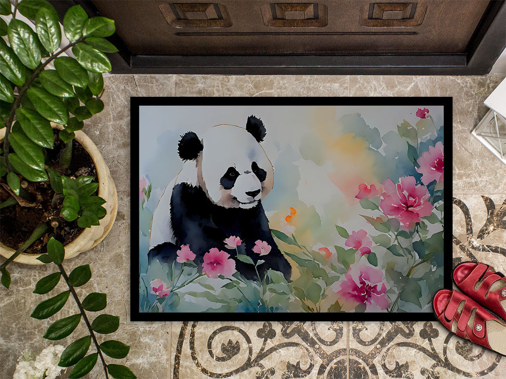 Panda Artwork Doormat for a Playful Welcome