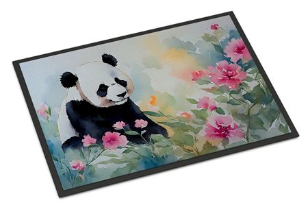 Panda Artwork Doormat for a Playful Welcome