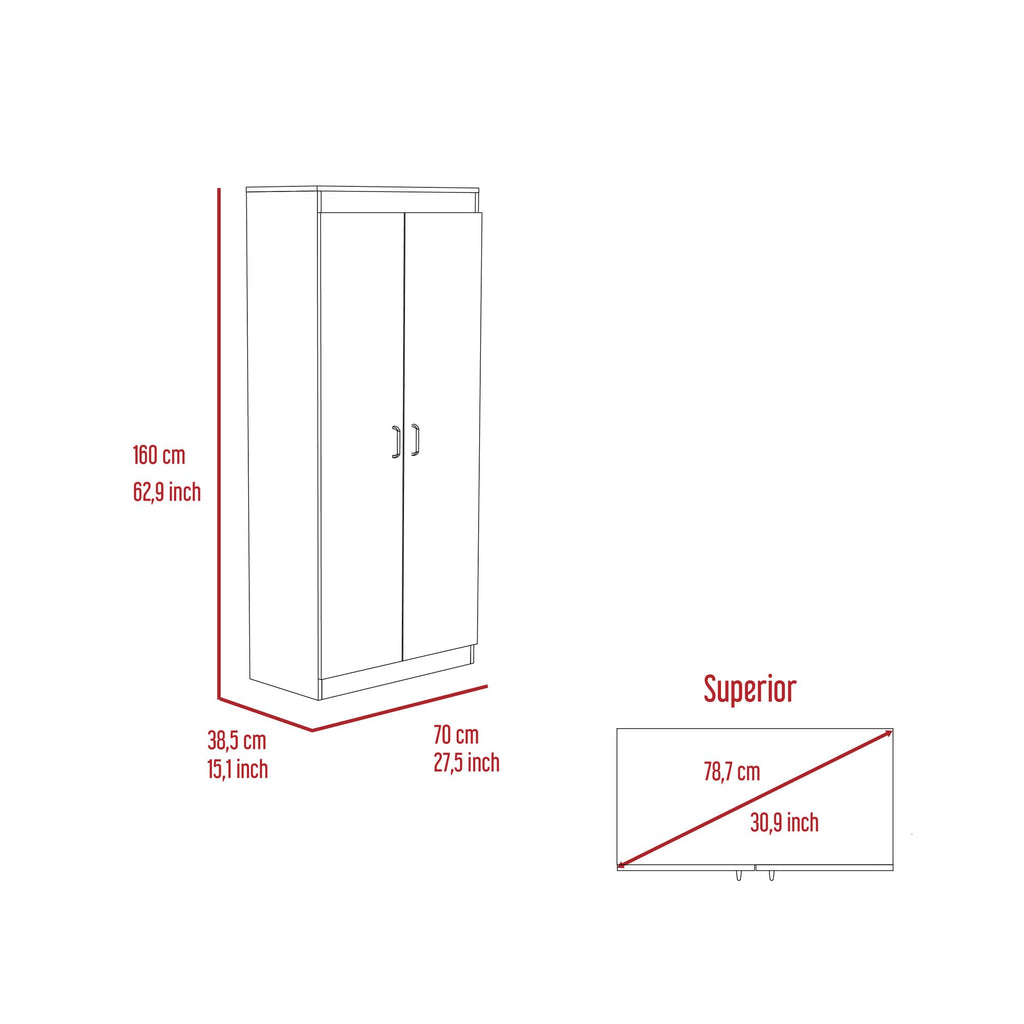 Tall Storage Cabinet with Spacious Shelves for Kitchen or Garage