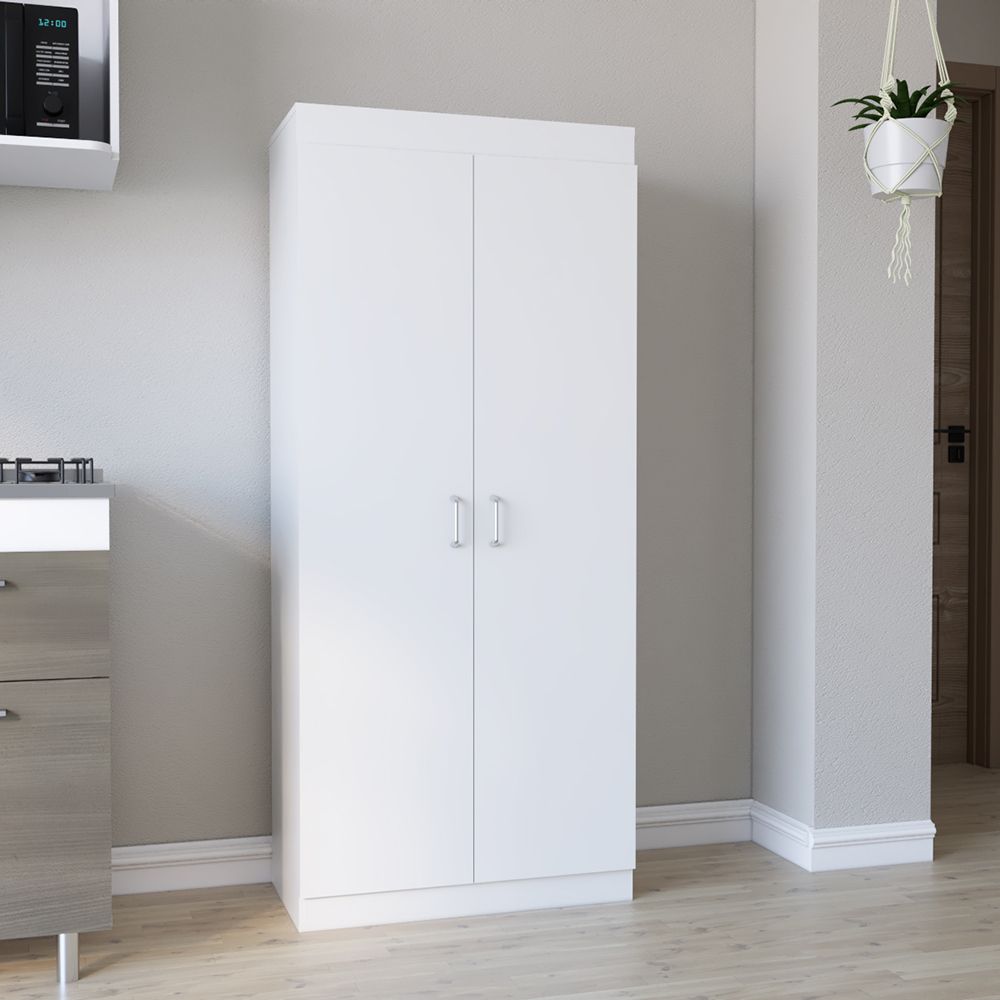 Tall Storage Cabinet with Spacious Shelves for Kitchen or Garage