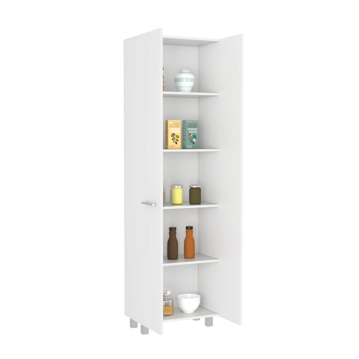 Spacious Tall Storage Cabinet for Home Organization