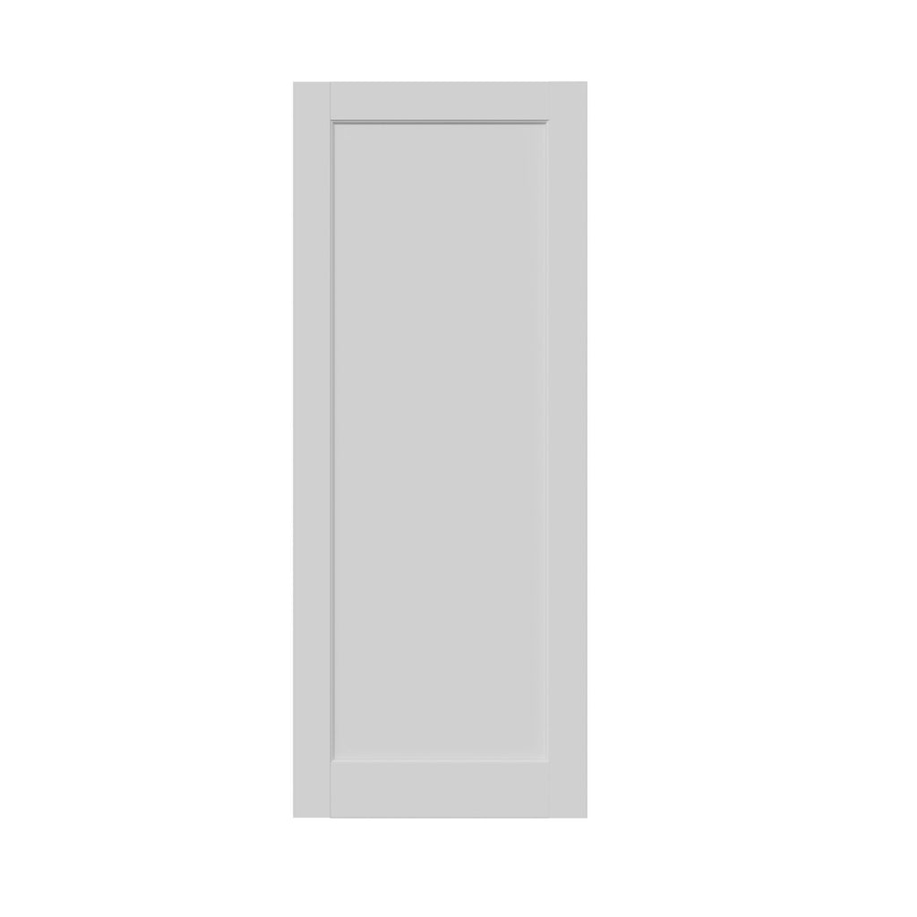 Primed Paneled Door Slab for French or Barn Door Projects