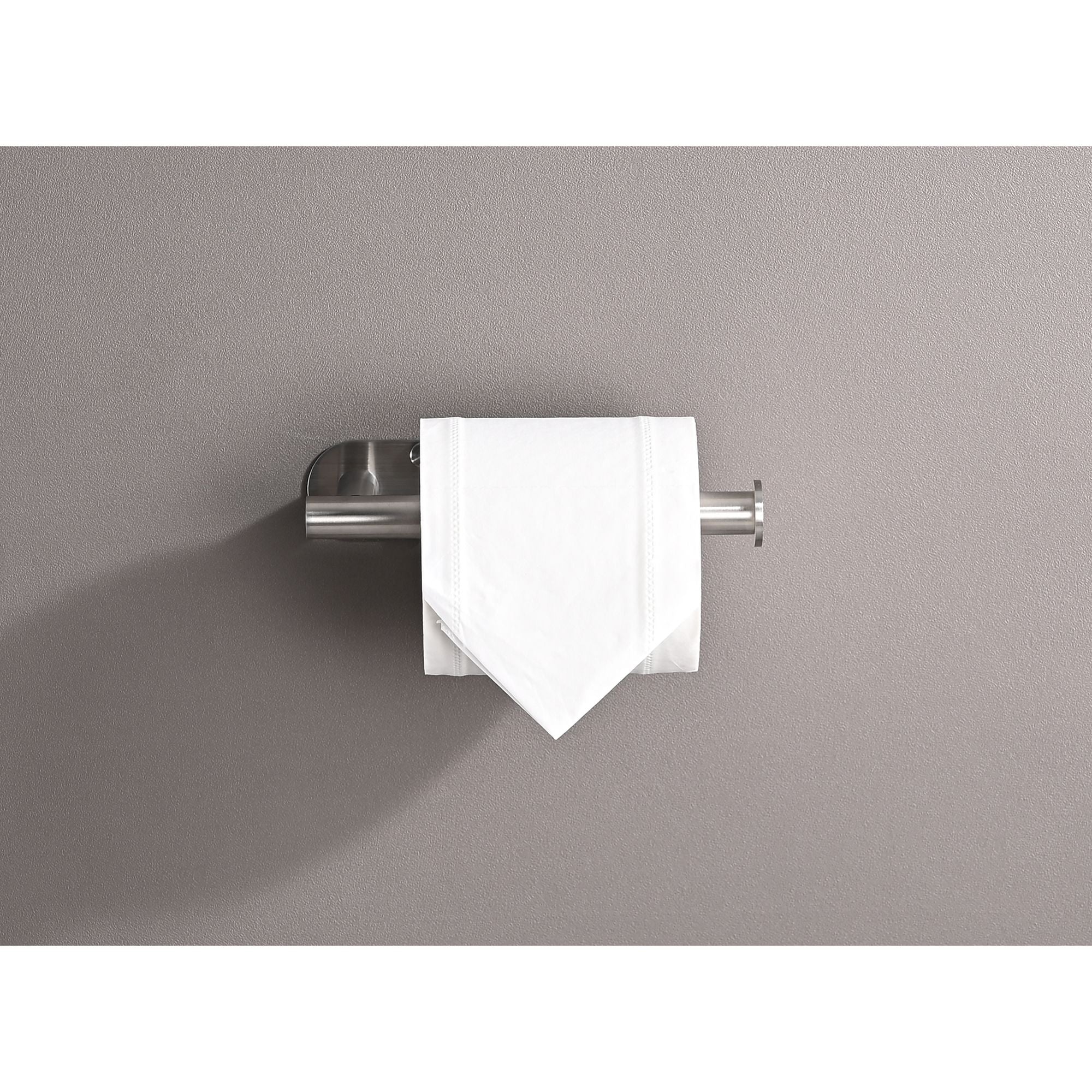 Wall-Mounted Paper Towel Holder – Self-Adhesive or Drilling, Stainless Steel