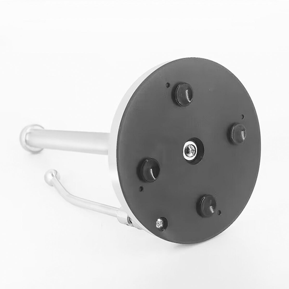 Stainless Steel Paper Towel Holder with Weighted Base and Spring Arm