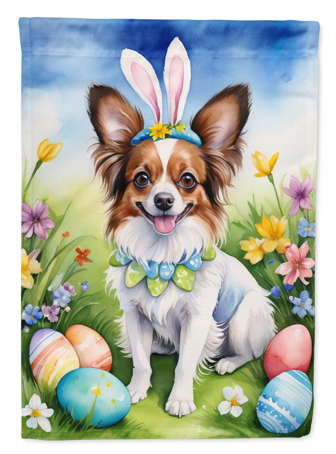 Papillon Easter Egg Hunt Double-Sided Garden Flag