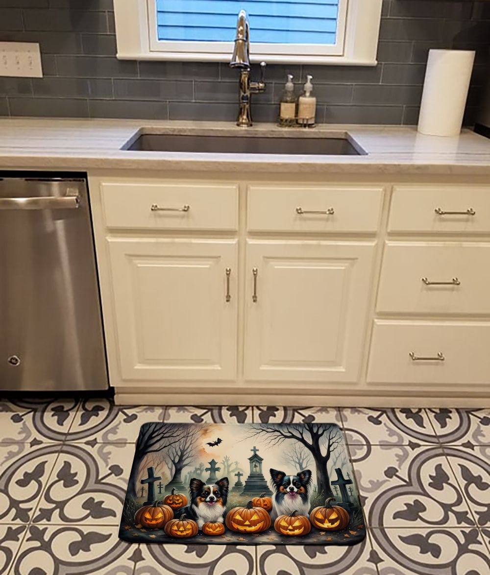 Papillon Spooky Halloween Cushioned Floor Mat