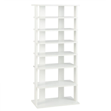 Patented 7-Tier Vertical Shoe Rack for Neat Entryways