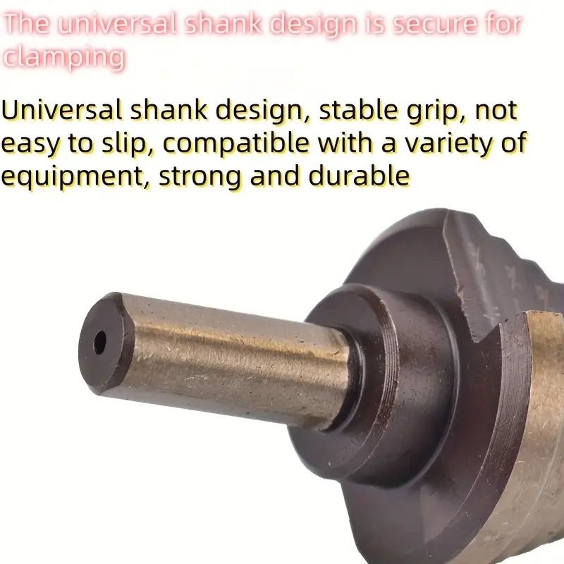 Pagoda Step Drill Bit Set with Triangular Shanks